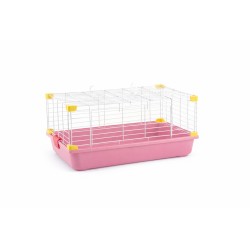 JAULA SUNNY PARA CONEJO (GRANDE) ROSA