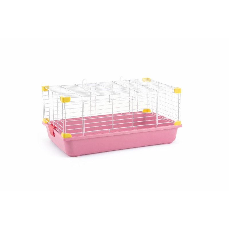 JAULA SUNNY PARA CONEJO (GRANDE) ROSA