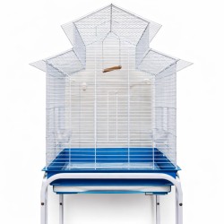 JAULA 4 AGUAS PARA AVES 48X36X65 CM.