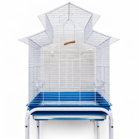 JAULA 4 AGUAS PARA AVES 48X36X65 CM.