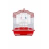 JAULA AVES COLONIAL 30X23X39CM ROJO