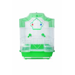 JAULA AVES COLONIAL 30X23X39CM VERDE