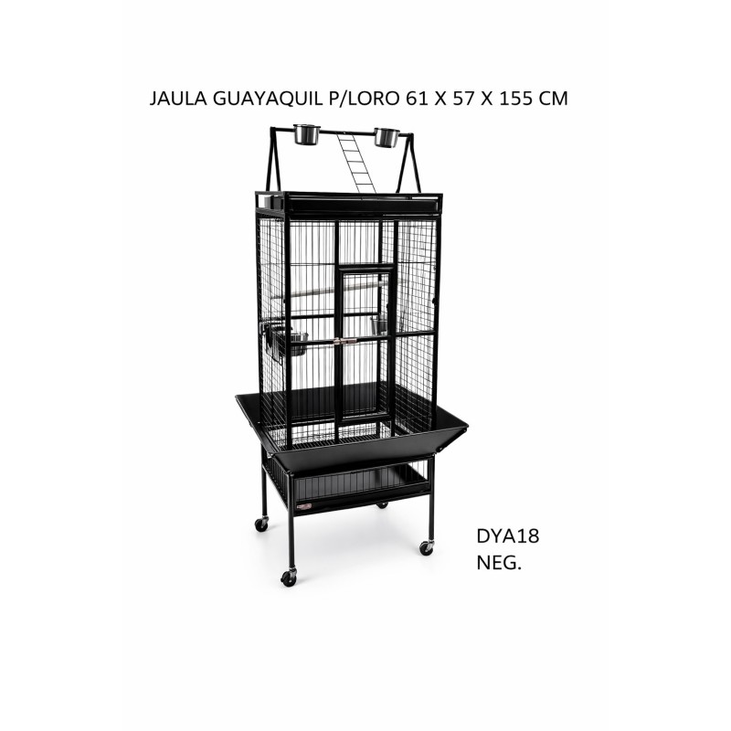 JAULA GUAYAQUIL PARA LORO NEGRA