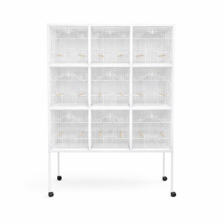 JAULA PARA AVE CRIADORA 9 DEPARTAMENTOS