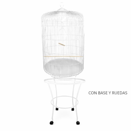 JAULA PIOLIN PARA AVE JUMBO CON BASE (60X90CM)