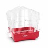 JAULA SERRANO BLANCO (BANDEJA COLOR ROJO)