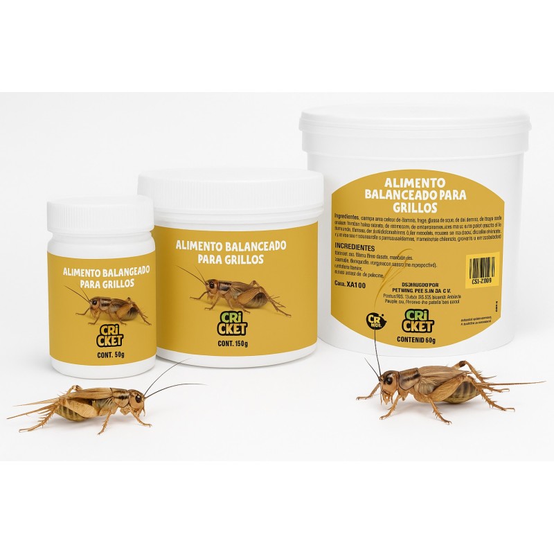 300 GR ALIMENTO PARA GRILLOS
