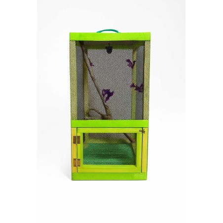 IGUANARIO CHICO FERI 30X30X50CM VERDE