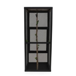 IGUANARIO EXGDE FERI 40X40X100CM NEGRO