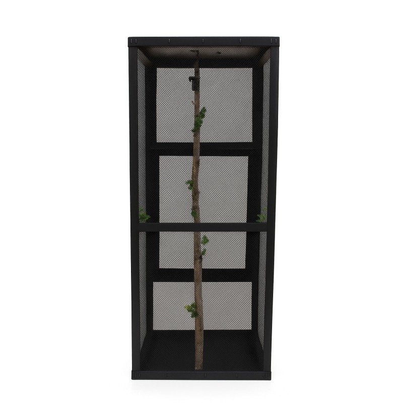 IGUANARIO EXGDE FERI 40X40X100CM NEGRO