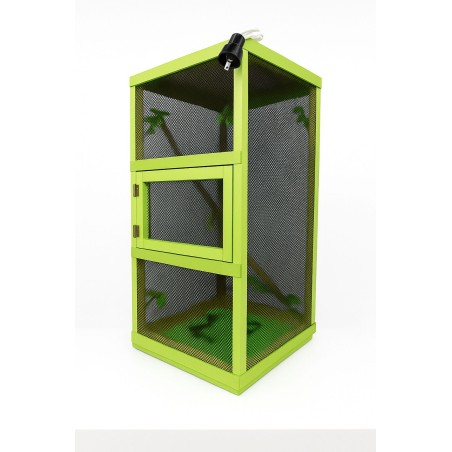 IGUANARIO GDE FERI 40X40X60CM VERDE