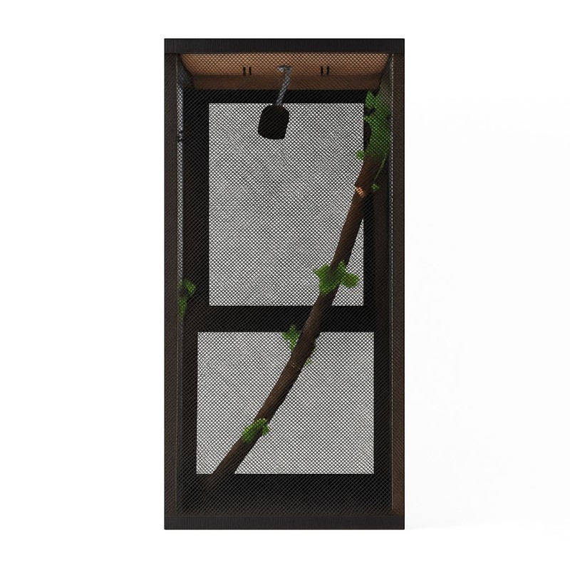 IGUANARIO MED FERI 30X30X60CM NEGRO