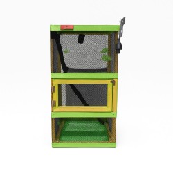 IGUANARIO MED FERI 30X30X60CM VERDE