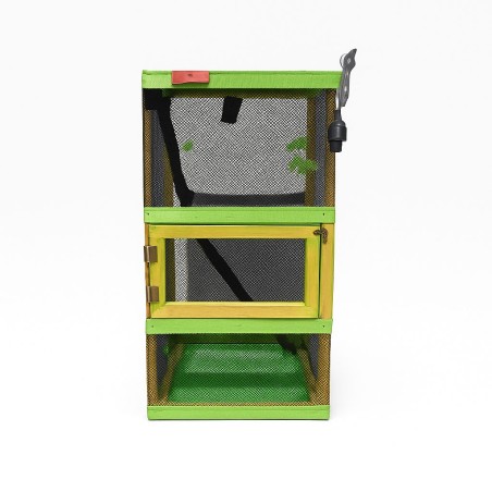 IGUANARIO MED FERI 30X30X60CM VERDE