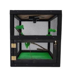 IGUANARIO MINI FERI 30X30X40CM NEGRO