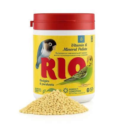 RIO MEALBERRY VITAMINAS Y MINERALES PARA PERIQUITOS Y PERICOS T GRANDE 120 GR.