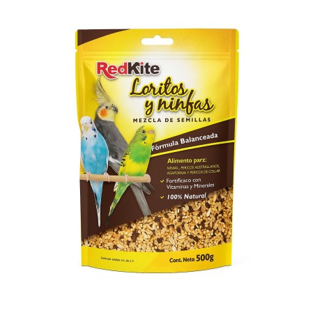 REDKITE PARA LORITOS Y NINFAS 500 GRS.