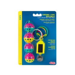 JUGUETE TRIPLE CON CAMPANAS PARA AVE