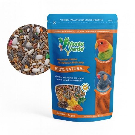 ALIMENTO MONTEVERDE NINFAS Y AGAP 500g