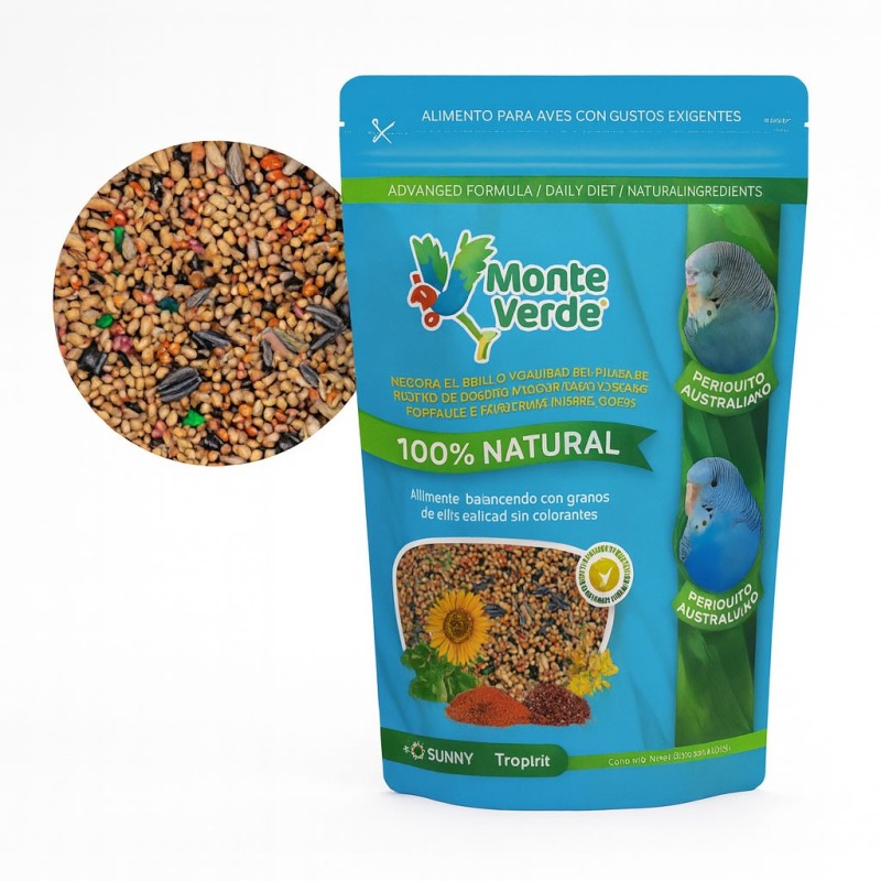 ALIMENTO MONTEVERDE PERIQUITOS 500g