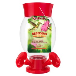 BEBEDERO DE ESFERA CON PETUNIAS PARA COLIBRI 1.2LTS