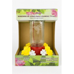 BEBEDERO VIDRIO PRISMA PARA COLIBRI 600 ML