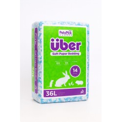 36L UBER BLUE-WHITE PAPER BEDDING