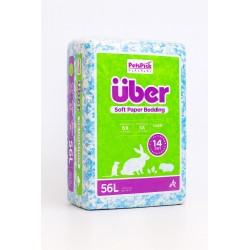 56L UBER BLUE-WHITE PAPER BEDDING