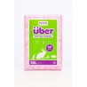 36L UBER PINK-WHITE PAPER BEDDING