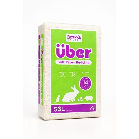 56L UBER WHITE PAPER BEDDING PAPER