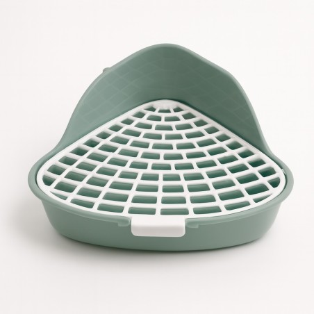 BAÑO PARA CONEJOS ESQUINA 24X18X11 CM.