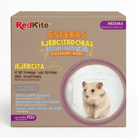ESFERA EJERCI MED TRANSP. PARA HAMSTER