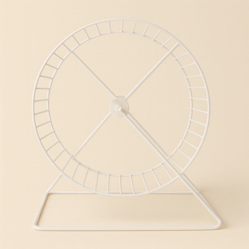 RUEDA PARA HAMSTER DE ALAMBRE GDE 25CM