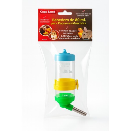 80ML. BEBEDERO PARA HAMSTER IMPORTADO