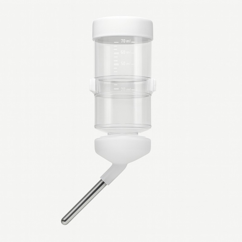 500 ML. BEB. PARA HAMSTER CON RESORTE Y BALIN