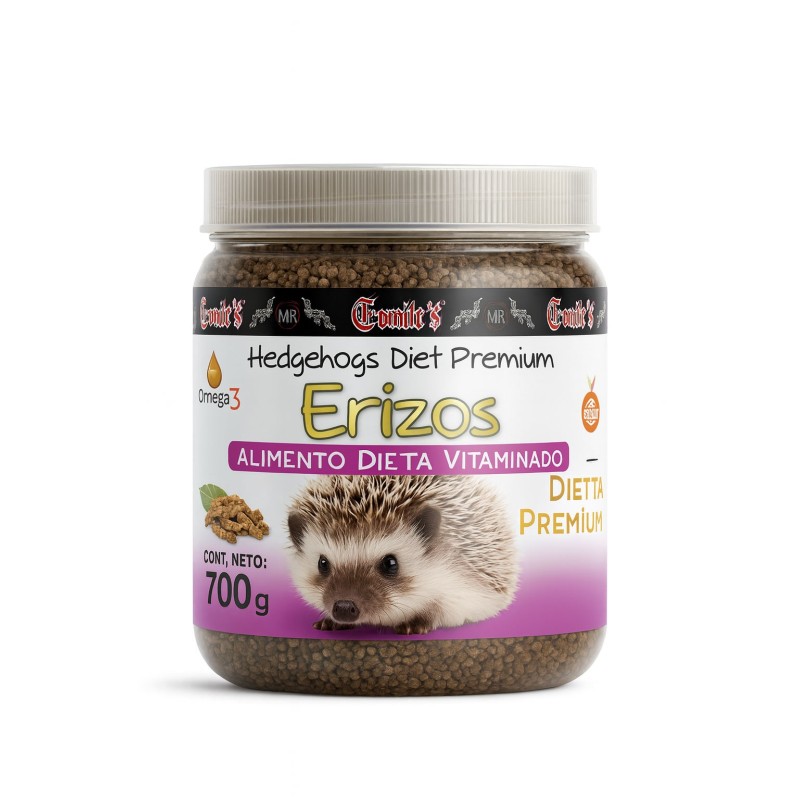 700GRS ALIMENTO ERIZO EXOTICS TENEBRIO