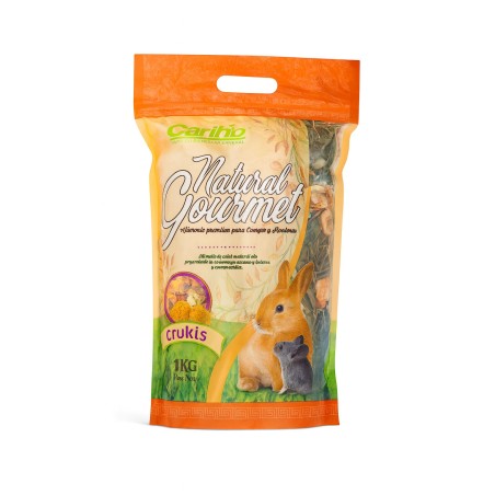 ALIMENTO PARA CONEJO Y ROEDORES NATURAL GOURMET 1 KG