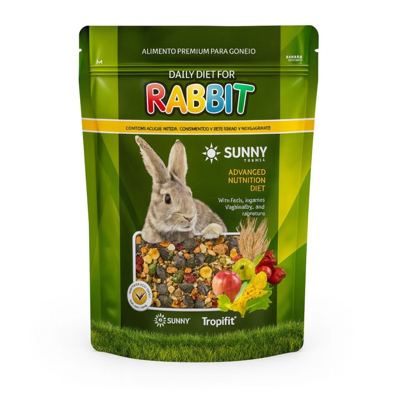 500GRS ALIMENTO PREMIUM SUNNY CONEJO