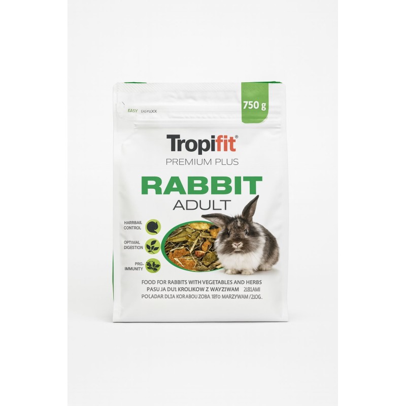 ALIMENTO TROPIFIT RABBIT ADULT 750GRS