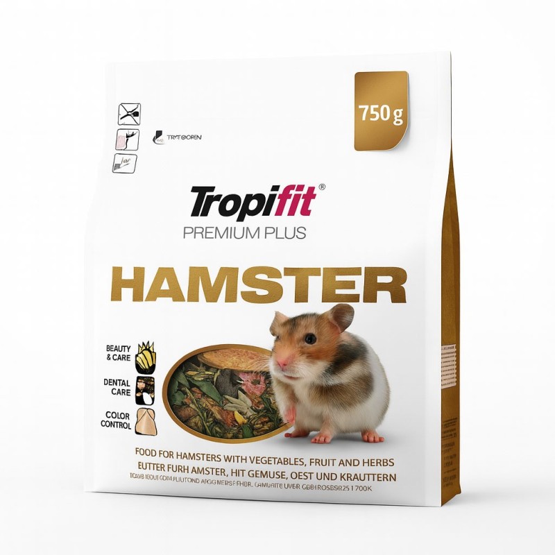 TROPIFIT PREMIUM PLUS HAMSTER 750GRS