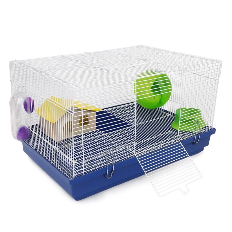 DY511 JAULA TUXON PARA HAMSTER AZUL