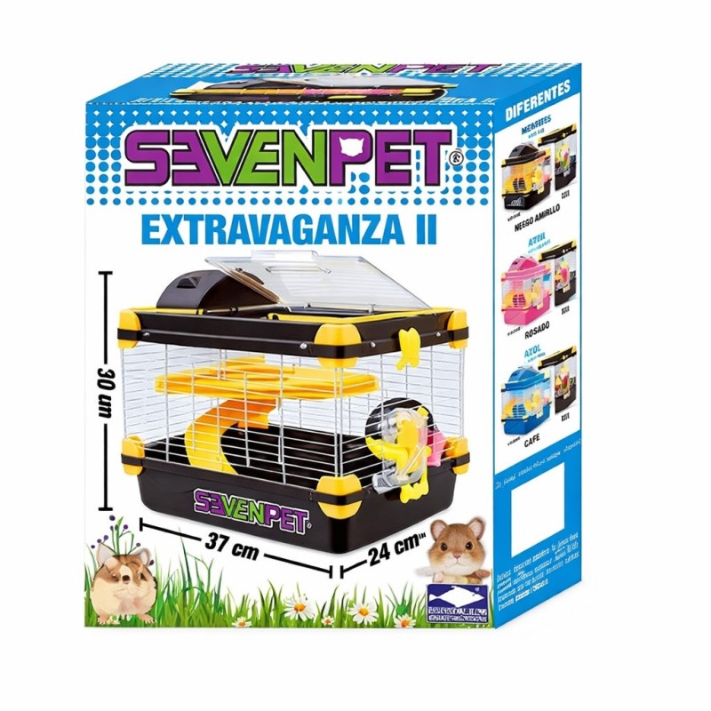 JAULA EXTRAVAGANZA 31X24X30CM AZUL