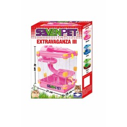 JAULA EXTRAVAGANZA III 31X24X46CM CAFE