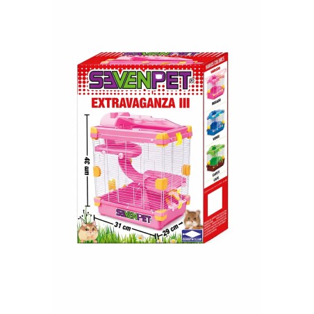 JAULA EXTRAVAGANZA III 31X24X46CM ROSA