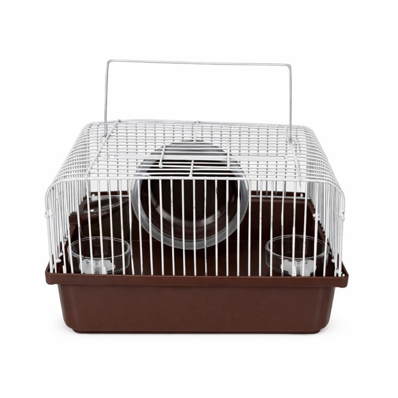 JAULA HAMSTER EQ. CON ASA CAFE 24X27CM