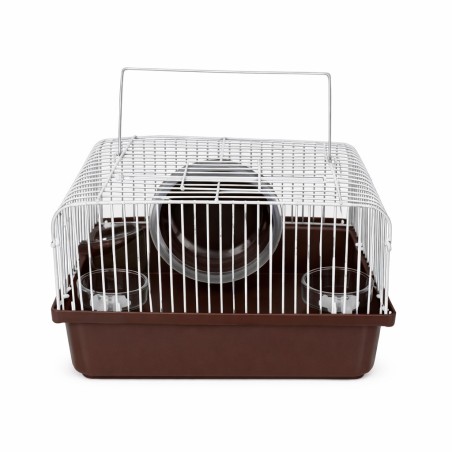 JAULA HAMSTER EQ. CON ASA CAFE 24X27CM