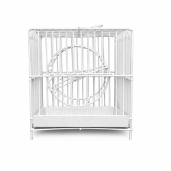 JAULA PARA HAMSTER CUBO MINI CON RUEDA