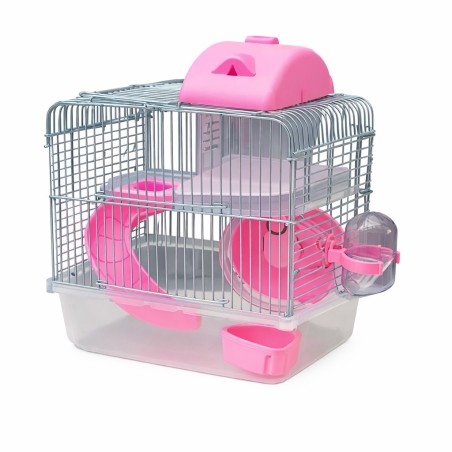 JAULA TOWN HOUSE I ROSA 23X17X33CM