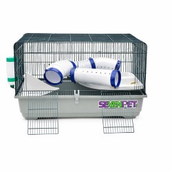 SEVENPETJAULA HURONERA CON TUBOS I 79X44X51CM