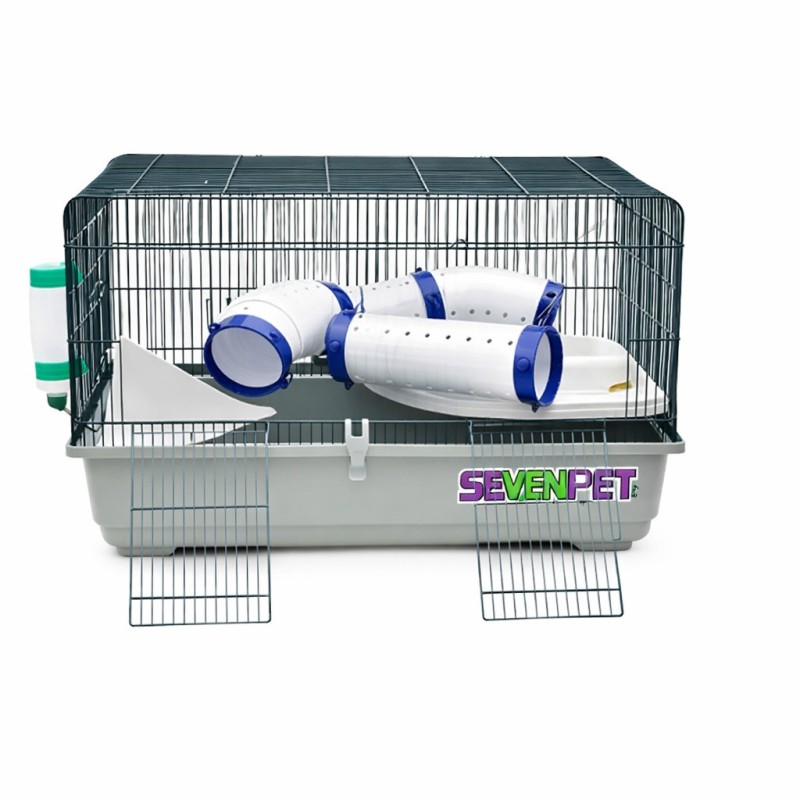 SEVENPETJAULA HURONERA CON TUBOS I 79X44X51CM